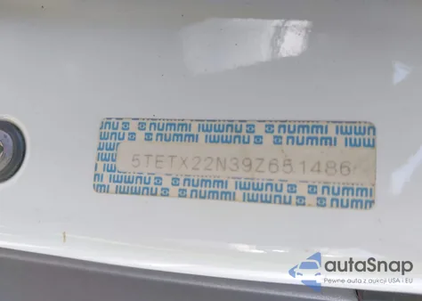 2009 Toyota Tacoma from USA, damaged, VIN 5TETX22N39Z651486